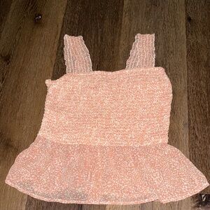 Japna Coral Textured Camisole Top